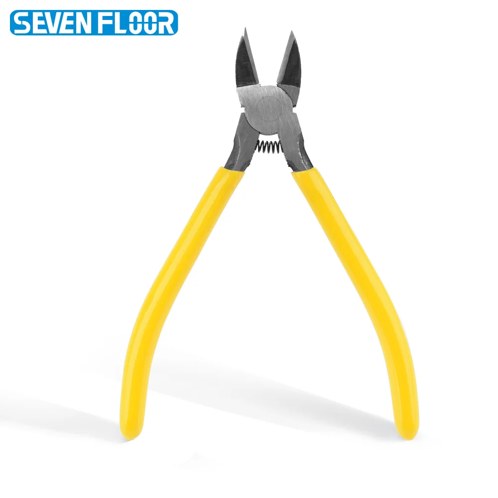 6‑Inch Ultra Sharp Diagonal Wire Cutters, Spring‑Loaded Small Wire Snips, for Crafts, Cable and Electrical Cutting
