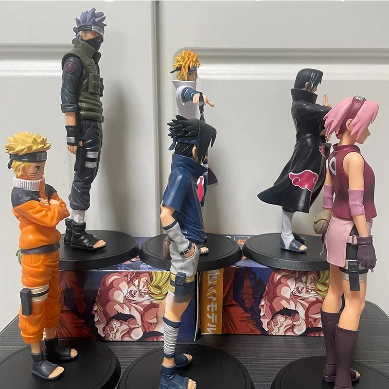 New Naruto Anime Figure Shippuden Model Uchiha Itachi Sasuke Pain Kakashi Action Figure Dolls Decorations PVC Toy Gift