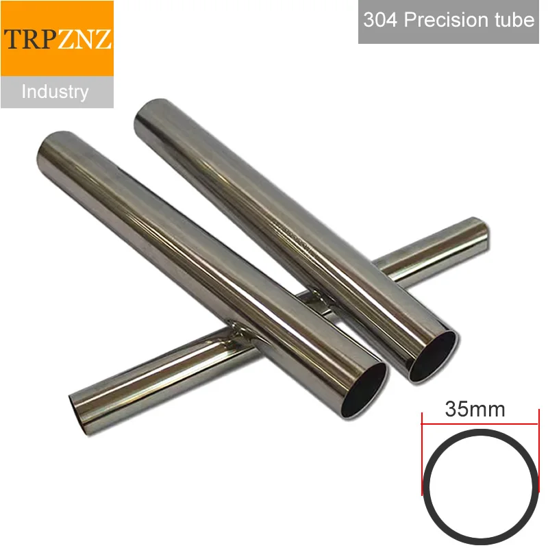 Tubo de precisión de acero inoxidable 1,5, diámetro exterior de 35mm, grosor de pared de 1mm, 2,5mm, 2mm, 304mm, tolerancia de 0,05mm, pulido interior y exterior