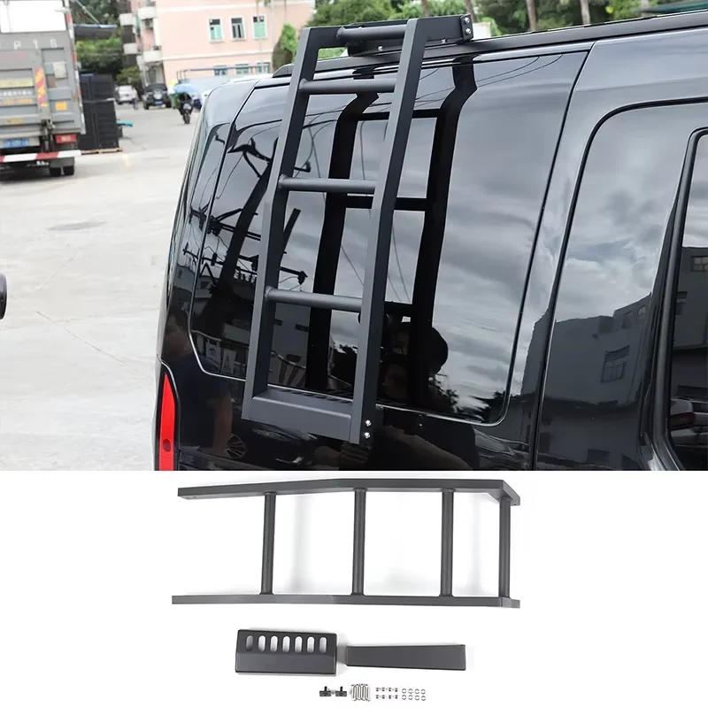 1Pcs Aluminum For Land Rover Discovery 3 LR3 Discovery 4 LR4 2004-2016 Car Rear Tail Door Ladder Climbing Exterior Accessories