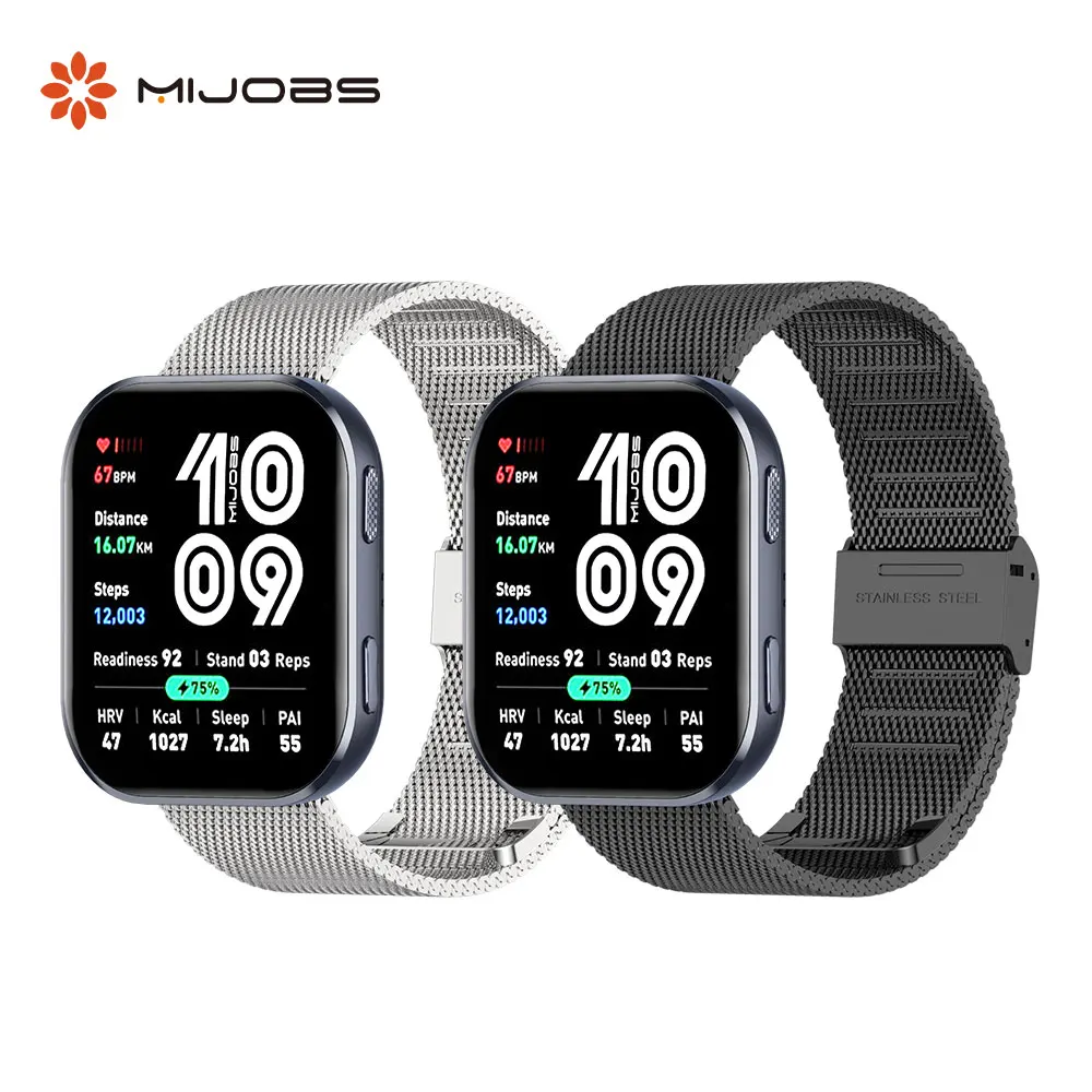 

Strap For Amazfit Bip 6 Watchband for Amazfit Bip 5 Wristband For Amazfit Bip 5 Unity Wrist Strap Stainless Steel Accessories