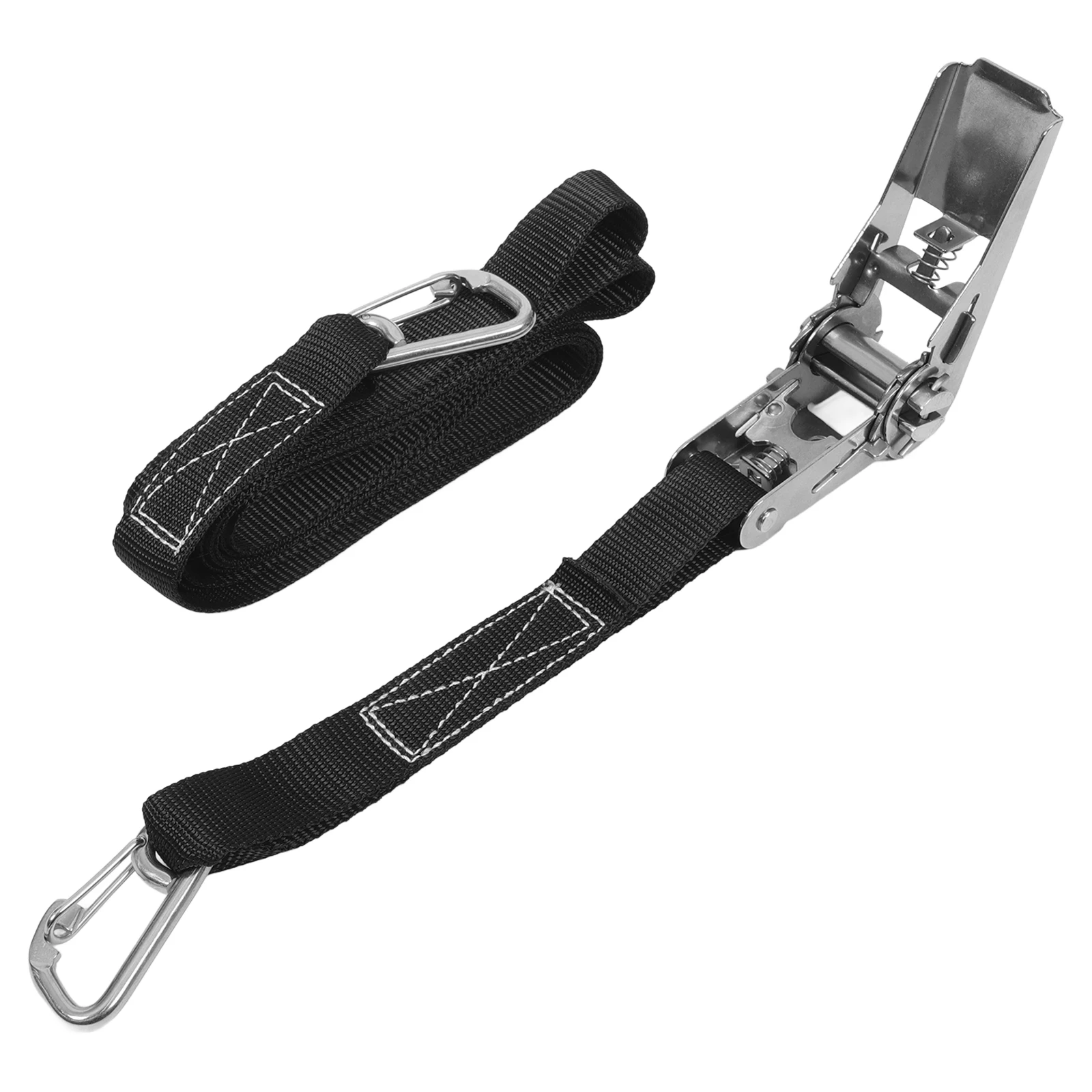 

1pc Polyester Stainless Steel Ratchet Rope Tightener Adjustable Luggage Belts Suitcase Fixing Strap Outdoor Luggage Strap 250 Cm