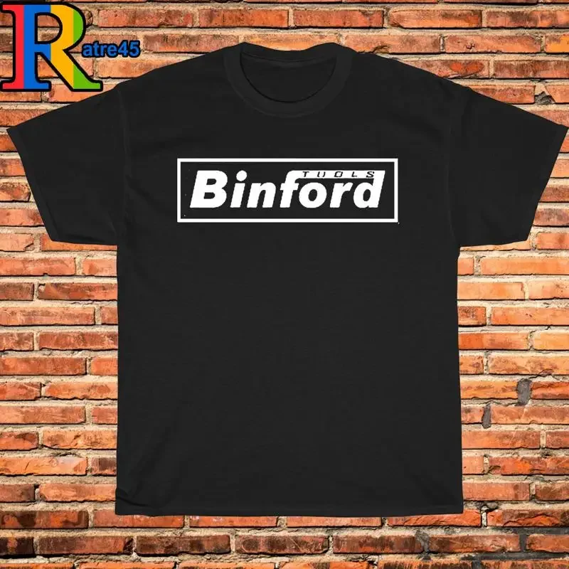 New T Shirt BINFORD TOOLS Logo Black Grey White Navy Size S 3XL