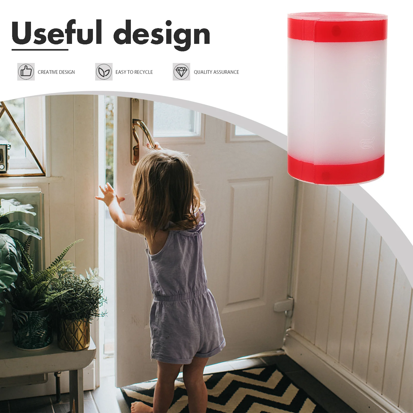 

Pinch Guard Baby Proofing Door Frame Protector Strip For Kids Toddlers, Finger Safety Stopper Cushion, Child Door Guard