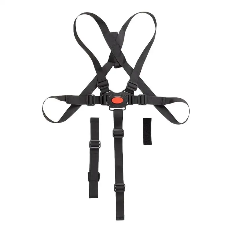 

5-точечный ремень безопасности для детского стула, противоскользящий ремень безопасности для малышей, регулируемый стульчик для кормления, 5-точечный ремень безопасности, защитный ремень для