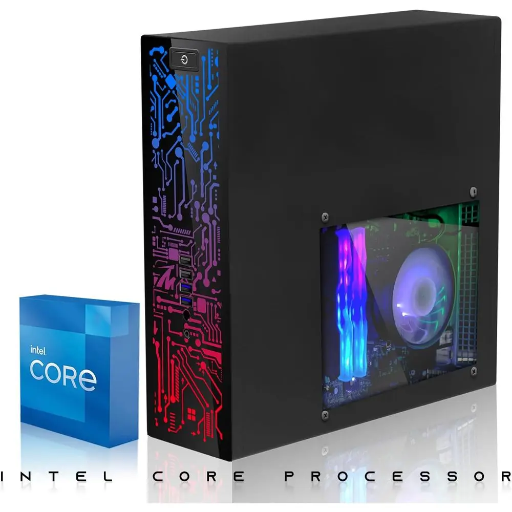 PC Desktop com Intel i5, 32GB de RAM, SSD de 2TB, Tela Curva de 32 Polegadas, Acessórios RGB, Windows 11