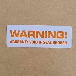 240pcs 30x10mm WARNING WARRANTY VOID IF SEAL BROKEN Security Seal Removal Proof Brittle Paper Label Tamper Evident Sticker