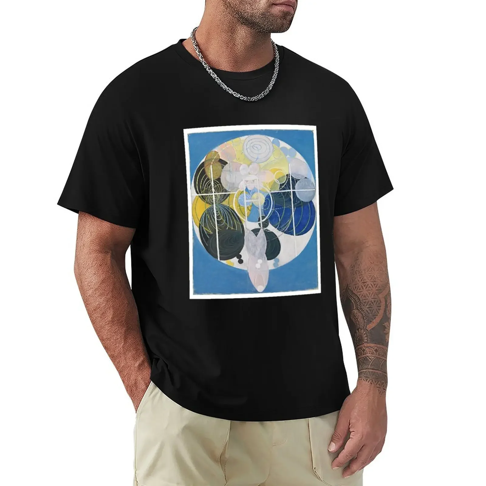 HD The key to the work up to this point, by Hilma af Klint 1907 HIGH DEFINITION T-Shirt plus sizes mens clothing