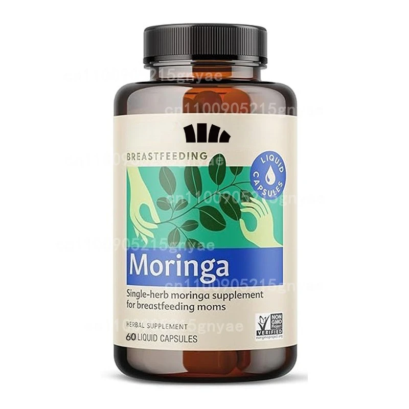 Moringa Capsules Organic Made From Moringa Powder Green Superfood, Skin Health and Immune Support Non GMO, Gluten Free