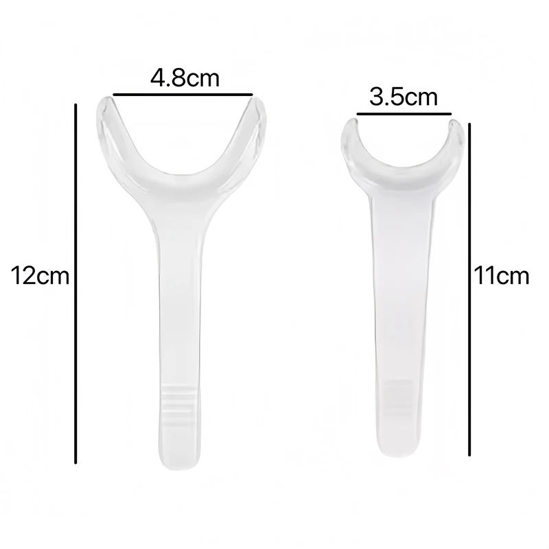 4 Stück Dental Lip T-Form Druckretraktoren Intraorale Wange Kieferorthopädische Zähne Mundöffner für die Klinik Mundpflege Autoklavierbar – Detail 6