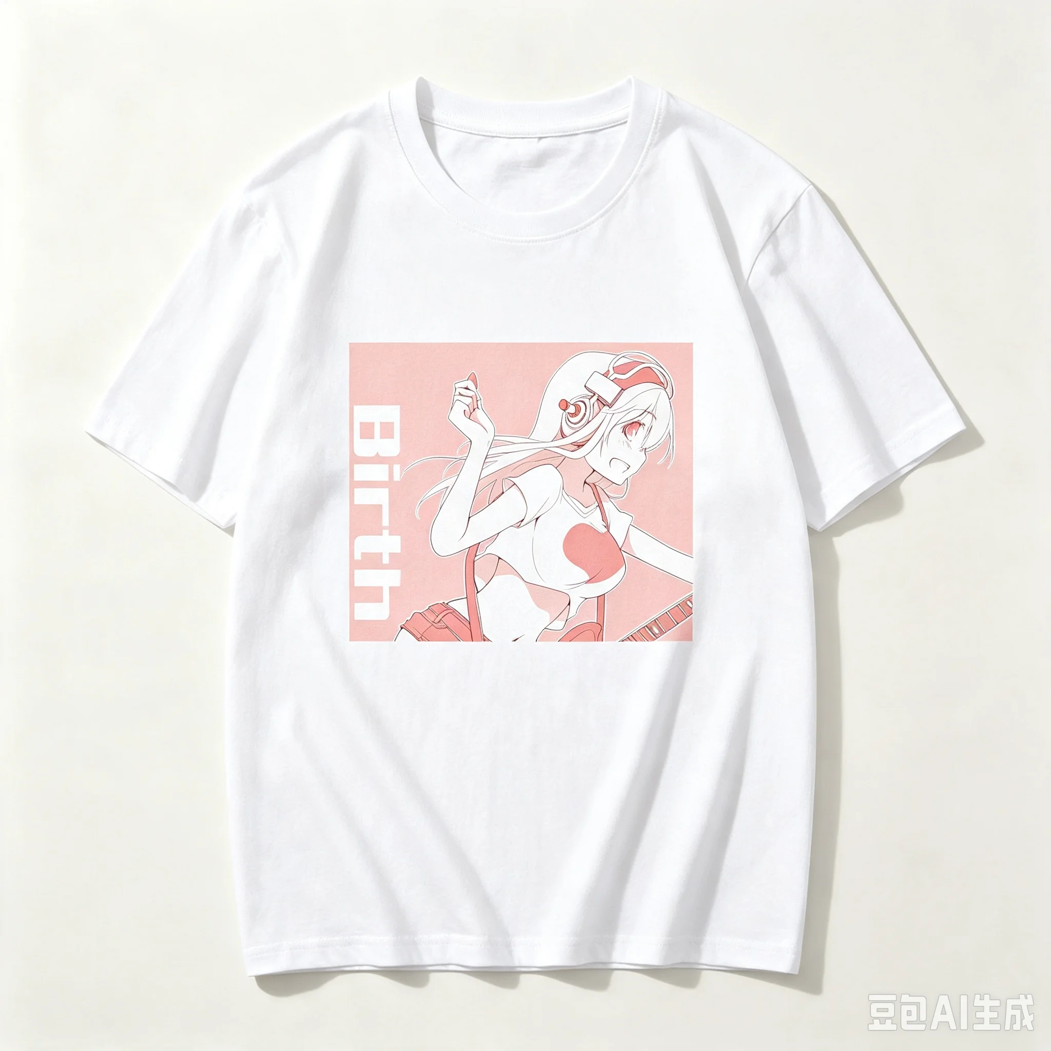 Fashion Casual Crew Neck T-shirt With Anime Character Super Sonico Wear Women And Men Comfortable T-shirt