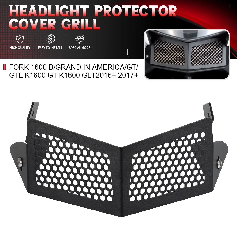 

For BMW K 1600 B/Grand In America/GT/GTL K1600 GT K1600 GLT2016+ 2017+ Motorcycle Accessories Headlight Guard Protector Cover