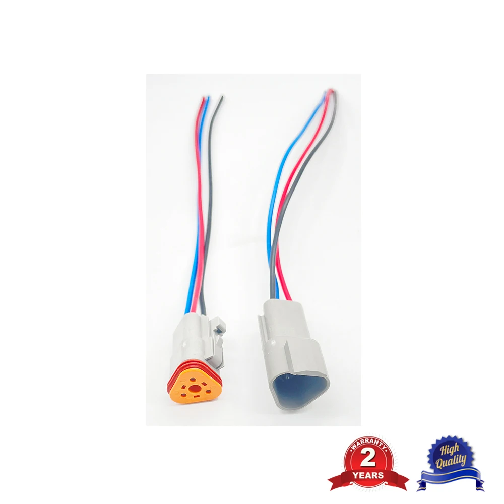 Deutsch Connector DT06-3S DT04-3P Automotive Waterproof DT Cable with 15cm Wire Harness