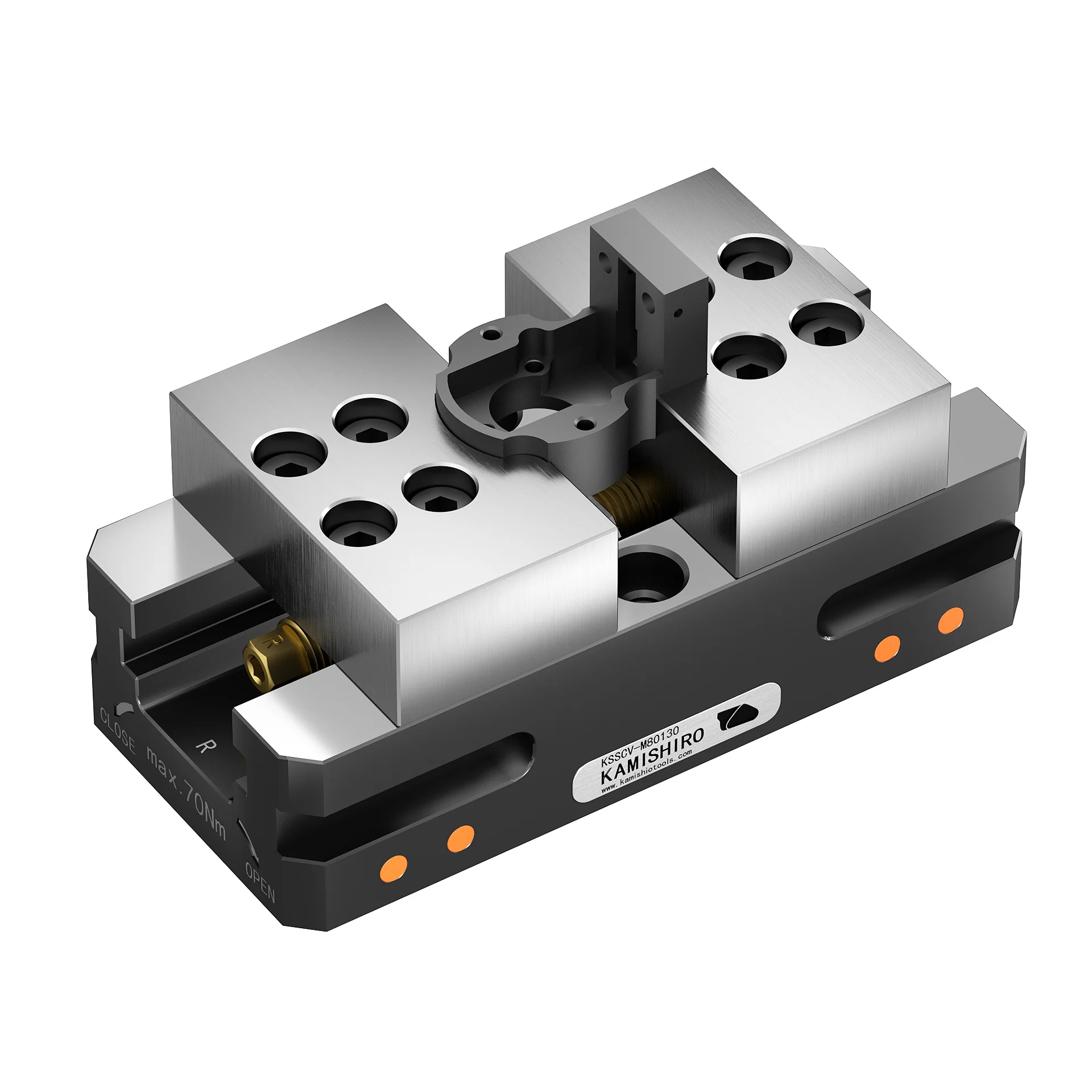 130*80mm Self Centering Vise Soft Jaw Milling Machine Tool Makro Grip Vice High Precision Vise 5th Axis