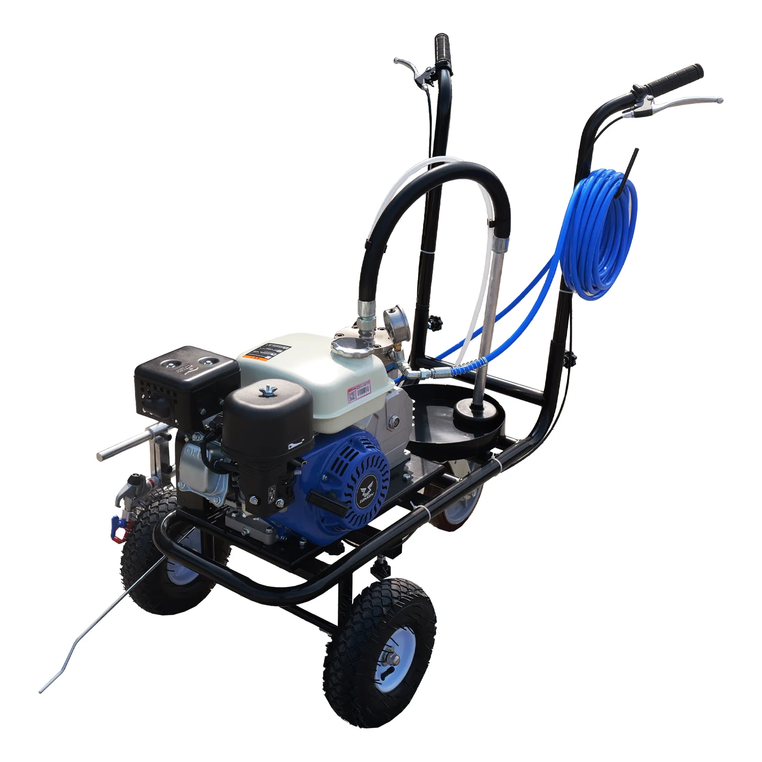 Cold Spray Road Marking Machine Parking Lot Line Striper School Playground Road Line Painting Equipment For Sale