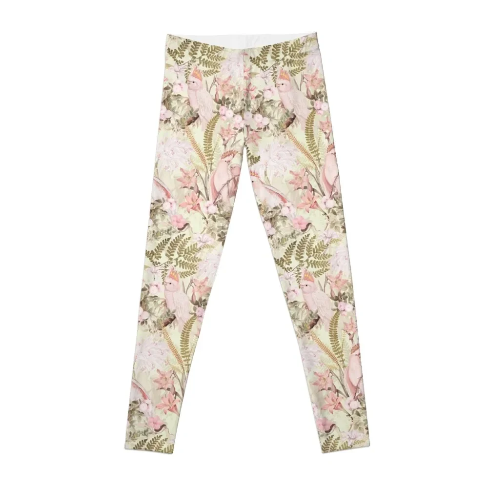 

Vintage Cockatoo Jungle 2 Leggings Fitness's gym clothes Women sportwear Womens Leggings