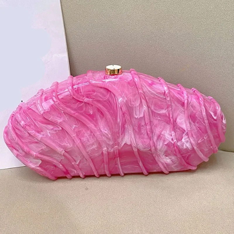 موضة الاكريليك حقيبة صغيرة فاخرة عبر الجسم حقيبة ساعي محفظة حقيبة المرأة فتاة حفل زفاف مساء #3