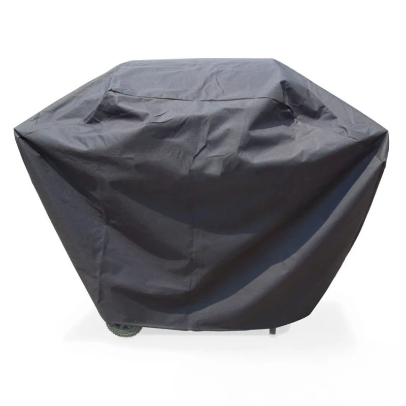 

Outdoor BBQ grill cover frame black Oxford cloth waterproof rain hot shade