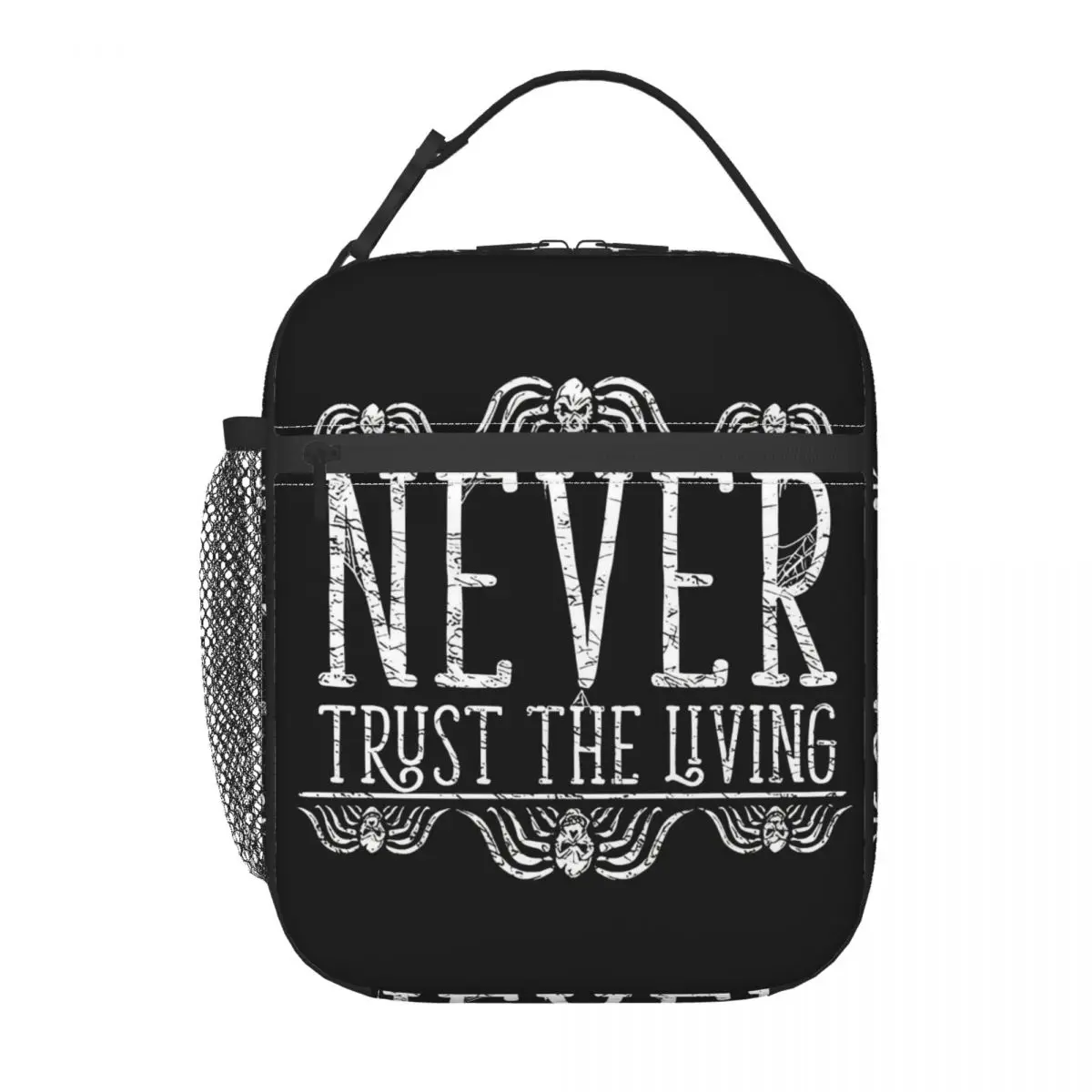 Insulated Lunch Box B-Beetlejuice Horror Movie Product Never Trust the Living Lunch Container Thermal Cooler Lunch Box School