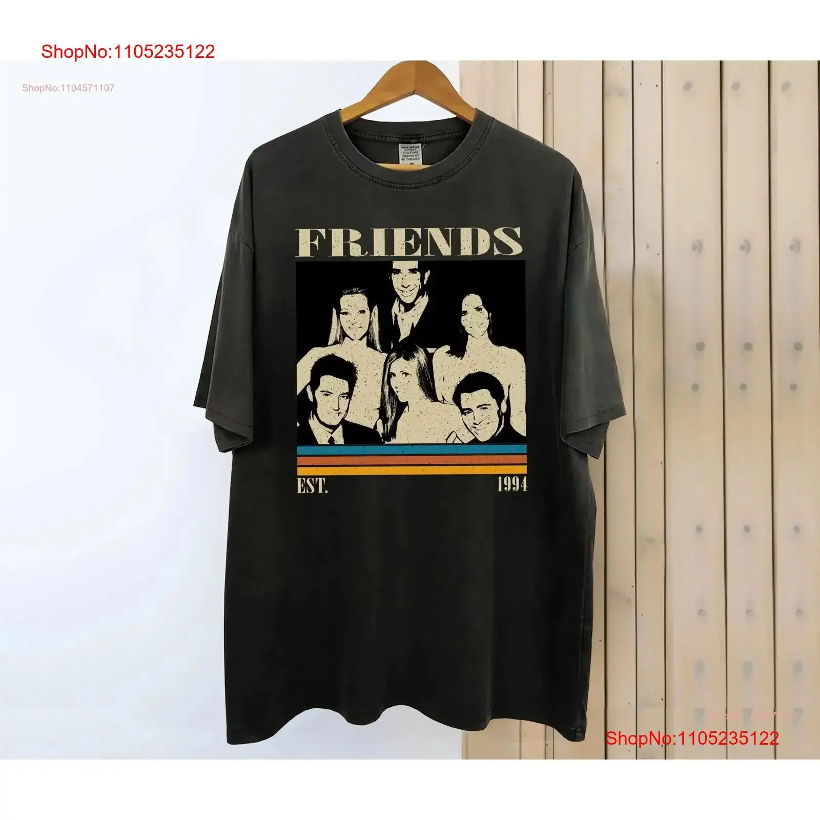 

Футболка Friends TV Series Movie Vintage Retro Classic s for him винтажная стираная домашняя дизайнерская одежда модная универсальная
