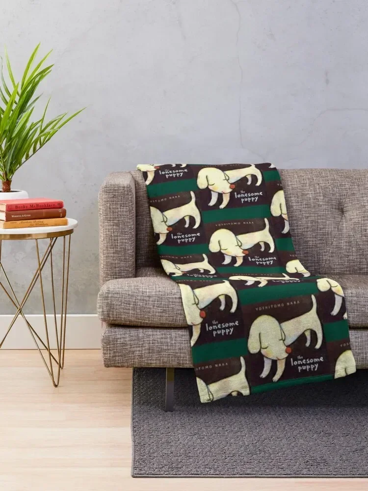 the puppy Cap Throw Blanket Plaid on the sofa Fashion Sofas Luxury Designer Blankets