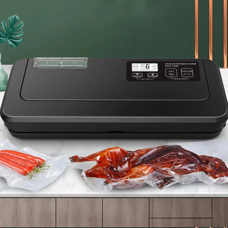 Heißer Verkäufer Elektrische Küche Vakuumiermaschine Lebensmittelsparbehälter mit einfach zu bedienenden Vakuumversiegelungstasten