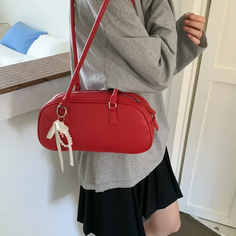 

2025 New Women's Large Capacity Shoulder Bag-Summer Trendy Minimalist Work Tote, Elegant Underarm Pillow Bag for Office & Casual