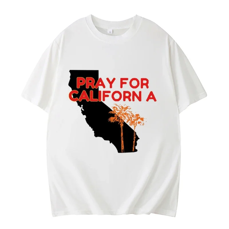 Pray for California Oversized Shirt,Los Angeles Resilience,Firefighter Support,Wildfire Awareness,Stay Strong,Casual Tops,Unisex