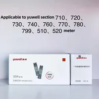 Yuwell Universal Blood Glucose Meter Test Paper Sampling And Needle 25Pcs And 50Pcs Accurate Measurement Rapid Test