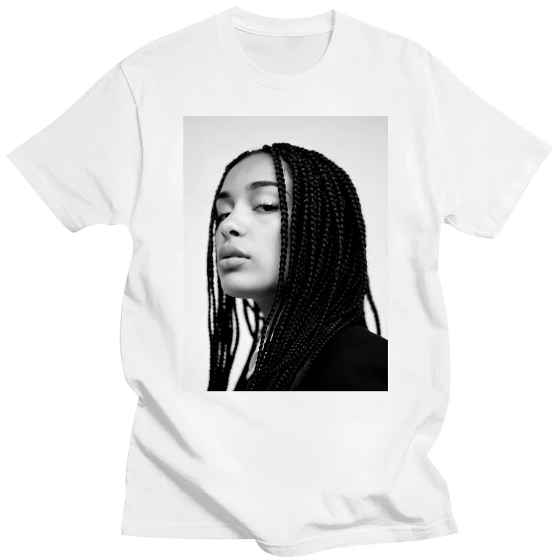 Male streetwear Tshirt luxury cotton T shirt swiffers Mens Jorja Smith Face summer Fashion Unisex O-neck Teeshirt Euro Size