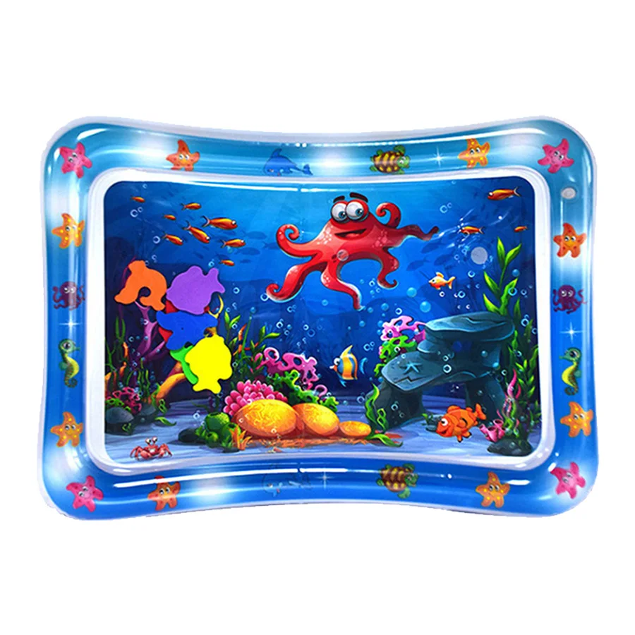 Baby Water Play Mat Inflatable Cushion PVC Infant Tummy Time Toddler Water Pad For Kids Early Education Developing Activity Toys