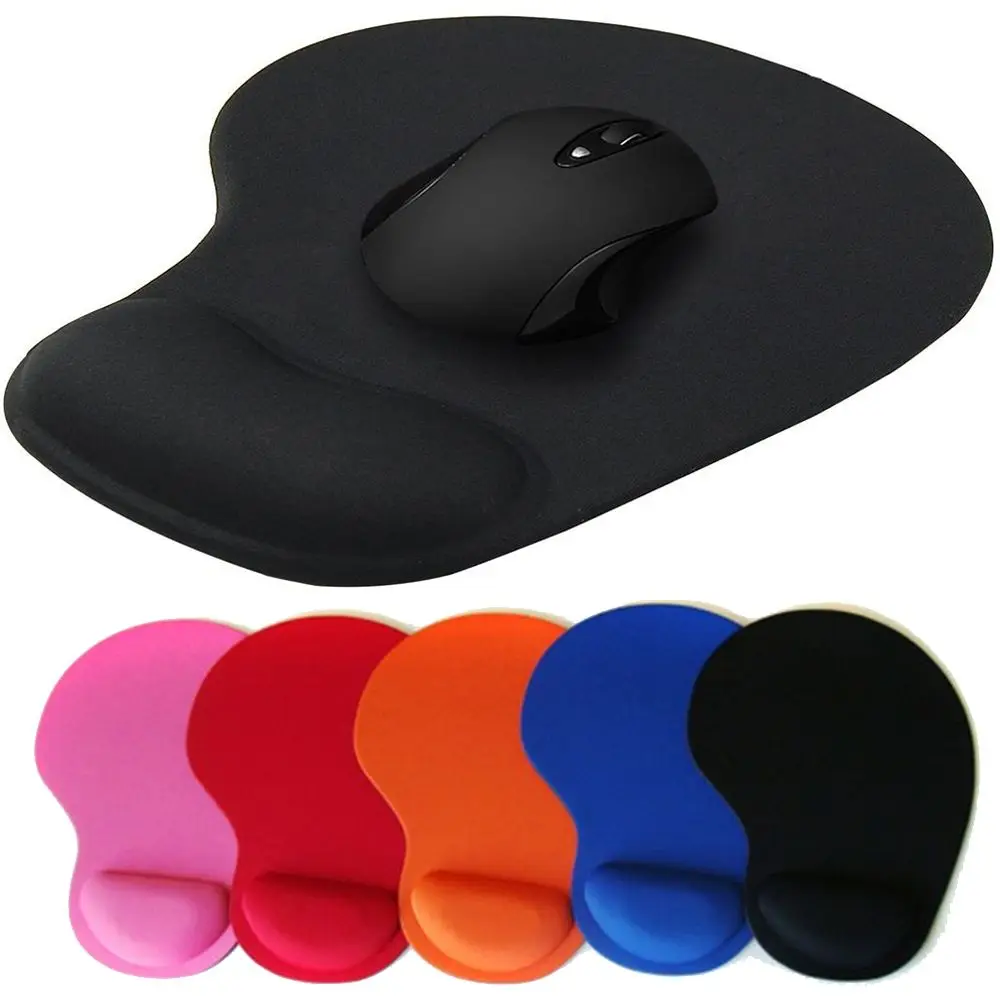 Ergonomic Wrist Rest Mouse Pad with Memory Foam - Non-Slip Gel Support Wrist Pad for Computer PC Laptop, Comfortable Office Desk Mat for Gaming & Work, Pain Relief Wrist Cushion