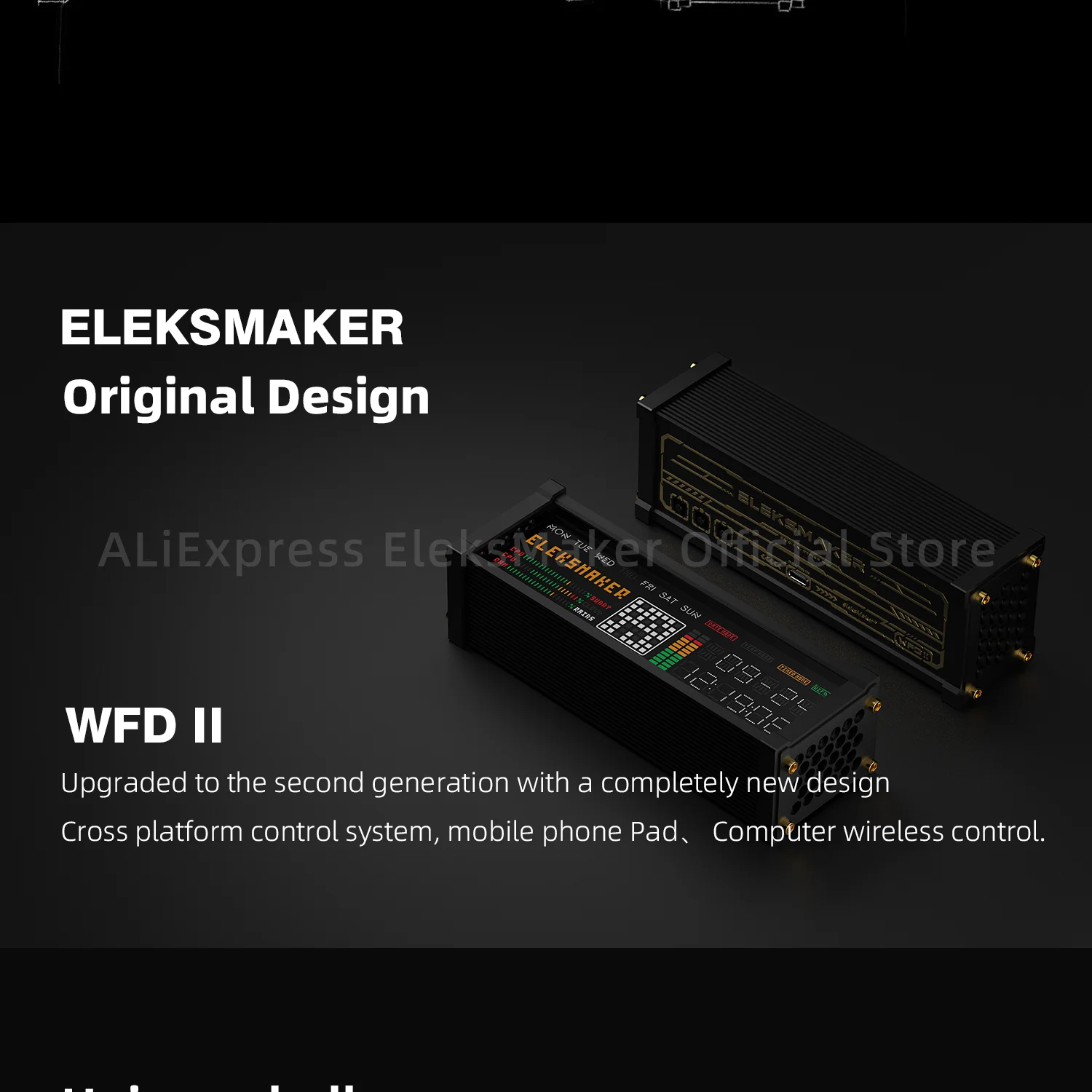 EleksMaker EleksTube IPS Eleks WFD2 Retro Glows Analog Nixie Tube elekstube clock