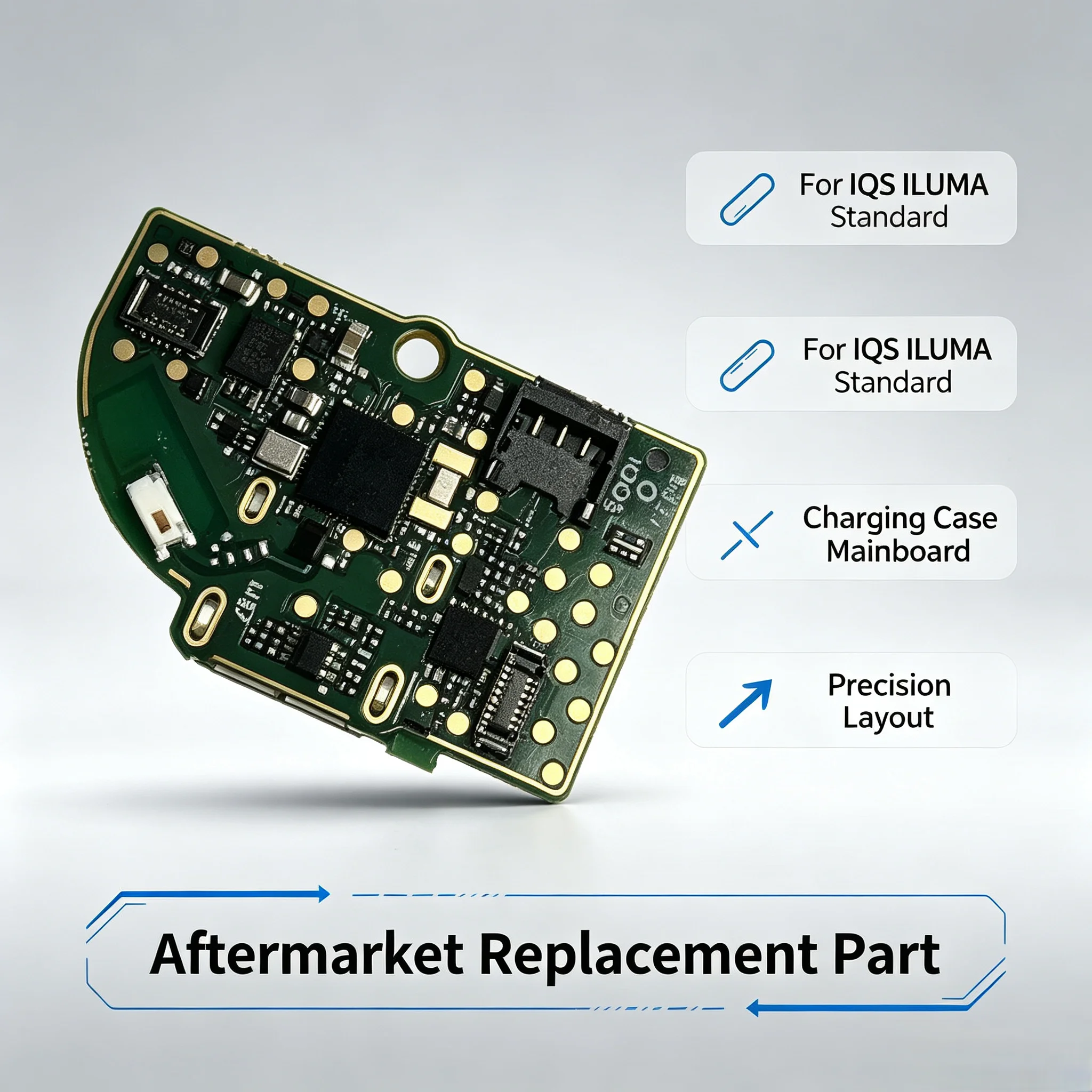 PCB Mainboard For IQS ILUMA Standard Pocket Charger Aftermarket Replacement Spare Part, Repair Circuit Board, Not Compatible Wit