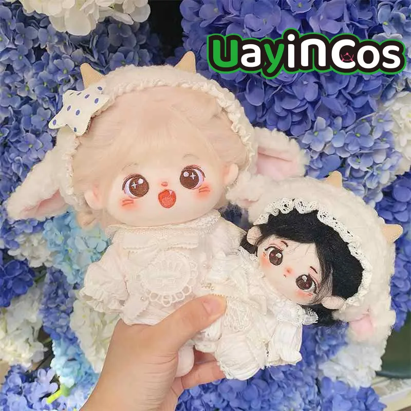 10cm 20cm Doll Clothes Lamb Pajamas Cute Jumpsuit Costume Suit Stuffed Plushies Plush Doll Accessories Anime Toy For Kids