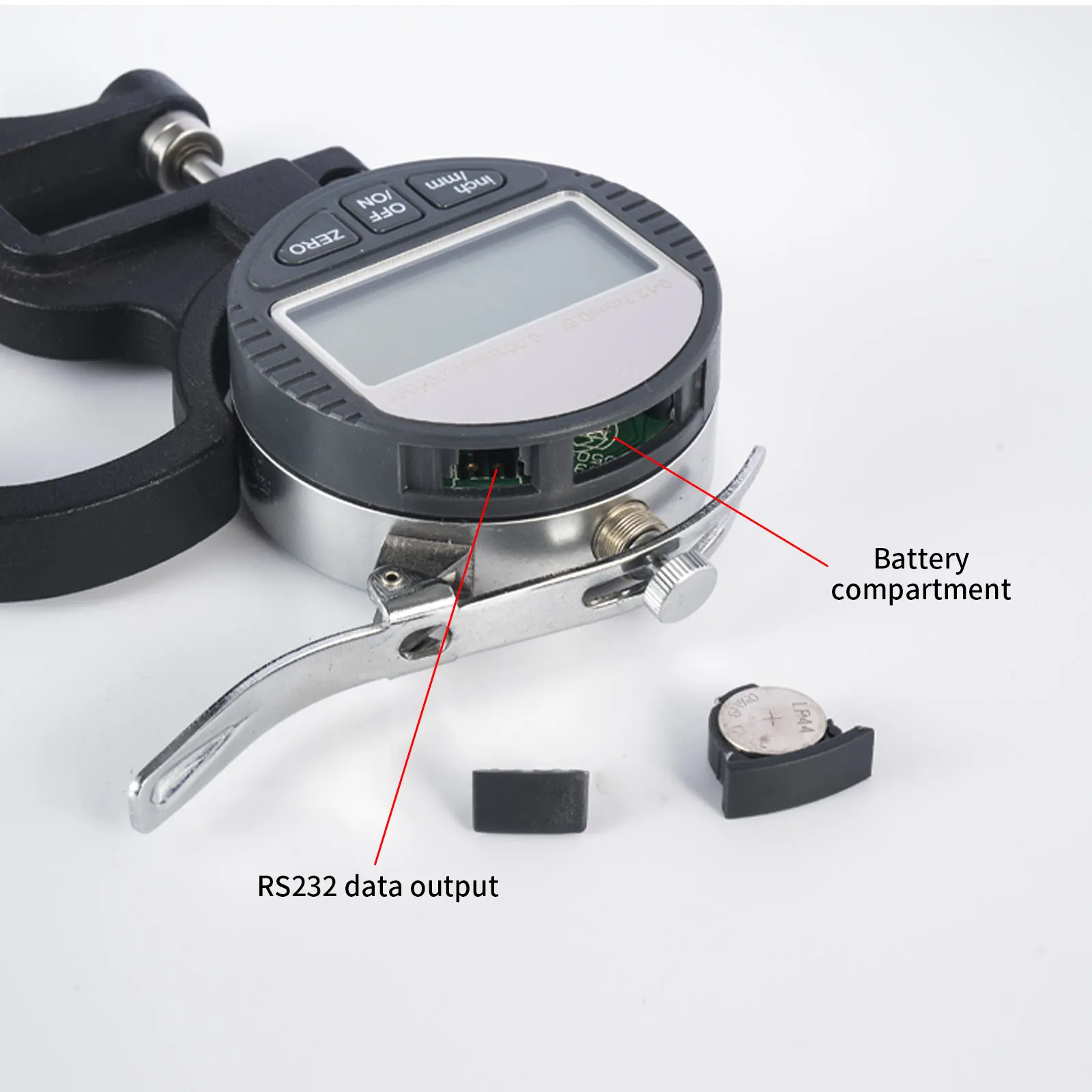 Accuracy 0-12.7mm Digital Thickness Gauge Meter Measurement For Glass Paper Auto Car Film Plate