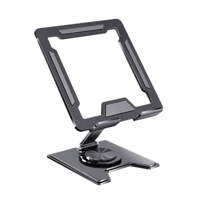 Tablet Stand Portable Desk Monitor Stand Foldable 360° Rotating Base Compatible With Ipad Pro/Air/Mini And More A