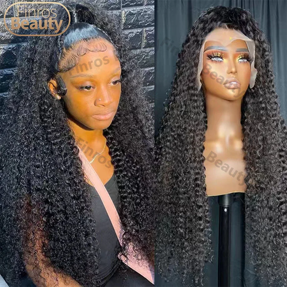 

250 Density Curly Wigs Human Hair Lace Frontal Wig Deep Wave HD Lace Wig 13x6 Human Hair 13x4 Transparent Water Wave Lace Wig
