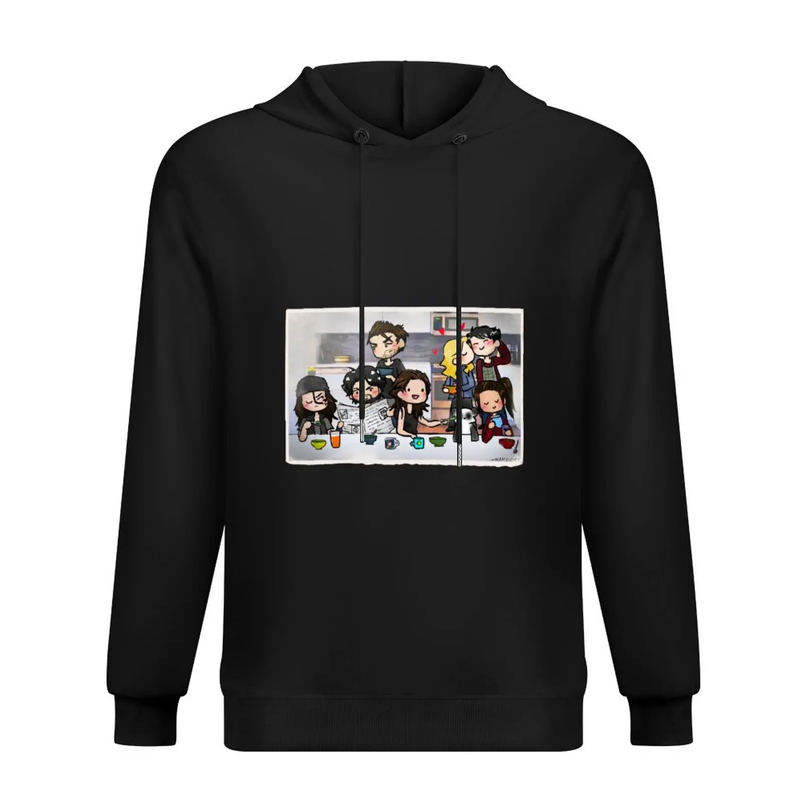 

Breakfast with Spacekru Hoodie korean clothes blouse men clothing hooded shirt autumn hoodie