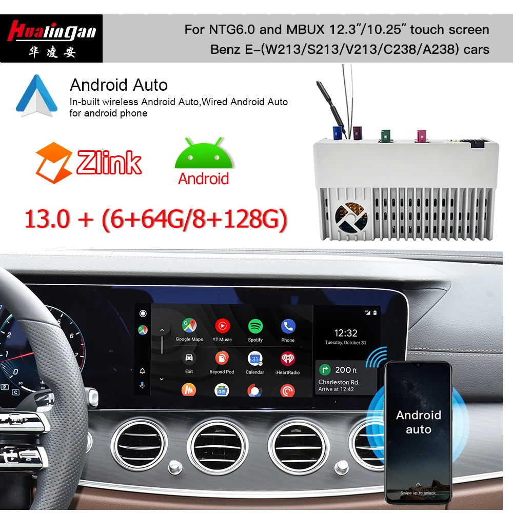 Hualingan Wireless CarPlay adapter for Mercedes 10.25 