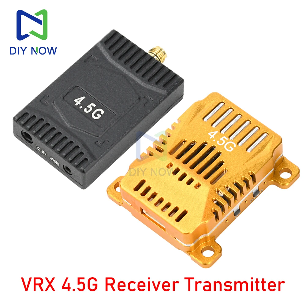 

VTX 4.5G Image Transmitter Receiver 16CH FPV Long Distance Transmission Aerial Wireless Audio and Video Transmitter Receiver