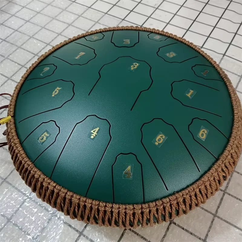 Hooqu instrumentos musicais estudante língua de aço tambor presentes aniversário instrumento percussão mão pan tambor