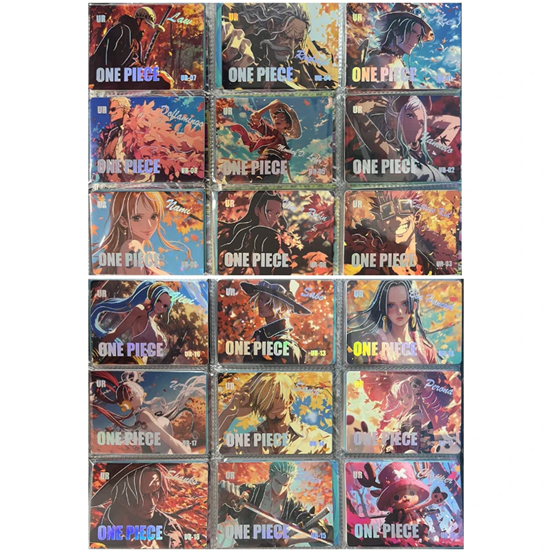 Anime One Piece Boa Hancock Luffy Nami Zoro Sanji Robin Yamato Perona Uta Ace Collection Cards Christmas Birthday Gifts Toys