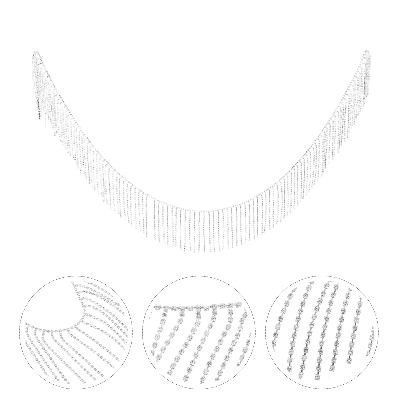 

1Pcs Rhinestone Chain Unique Delicate Design for Handicraft Projects Clothes Decorations High Quality Rhinestone Chain