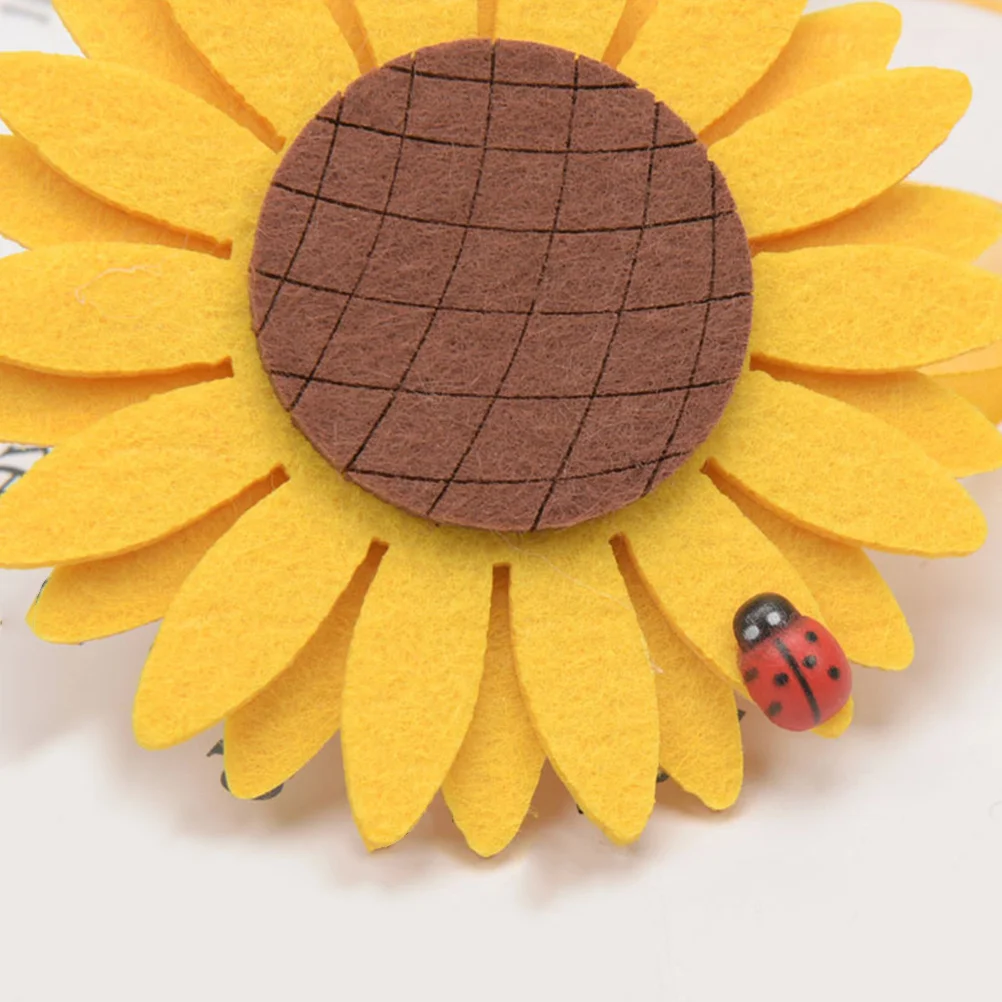 

4Pcs Curtain Binding Buckle Stylish Sunflower Tiebacks Flower Curtain Holdbacks Clip Home Decoration Sunflower Tie Backs