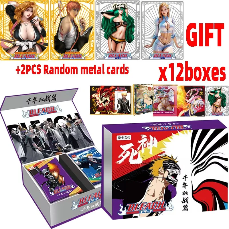 12/24/36 Wholesales Bleach Collection Cards Booster Box  Thousand-year Blood War SZR Card Tcg Anime Trading Cards Birthday Gift