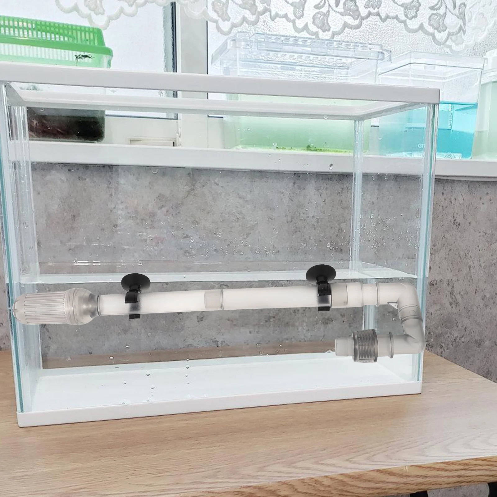 

1Set Aquarium Water Filter Bucket Replacement Plastic Water Inlet Tube Fish Tank Plastic Inflow Pipe Aquarium Supplies