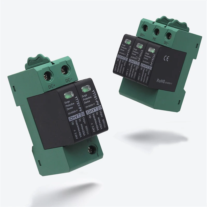 3PCS OEM Surge Protection Device 20kA-40kA 1000V Single Phase DC SPD