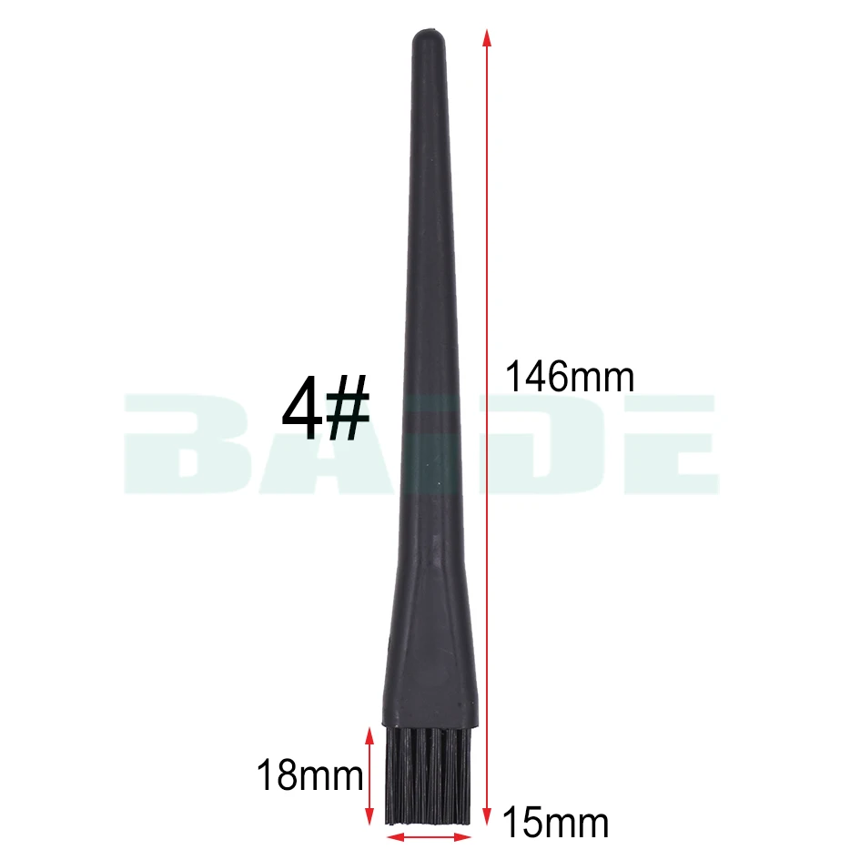 Black Non Slip Handle PCB Rework ESD Anti Static Dust Brush For Mobile Phone Tablet PCB BGA Repair Soldering 500pcs/lot