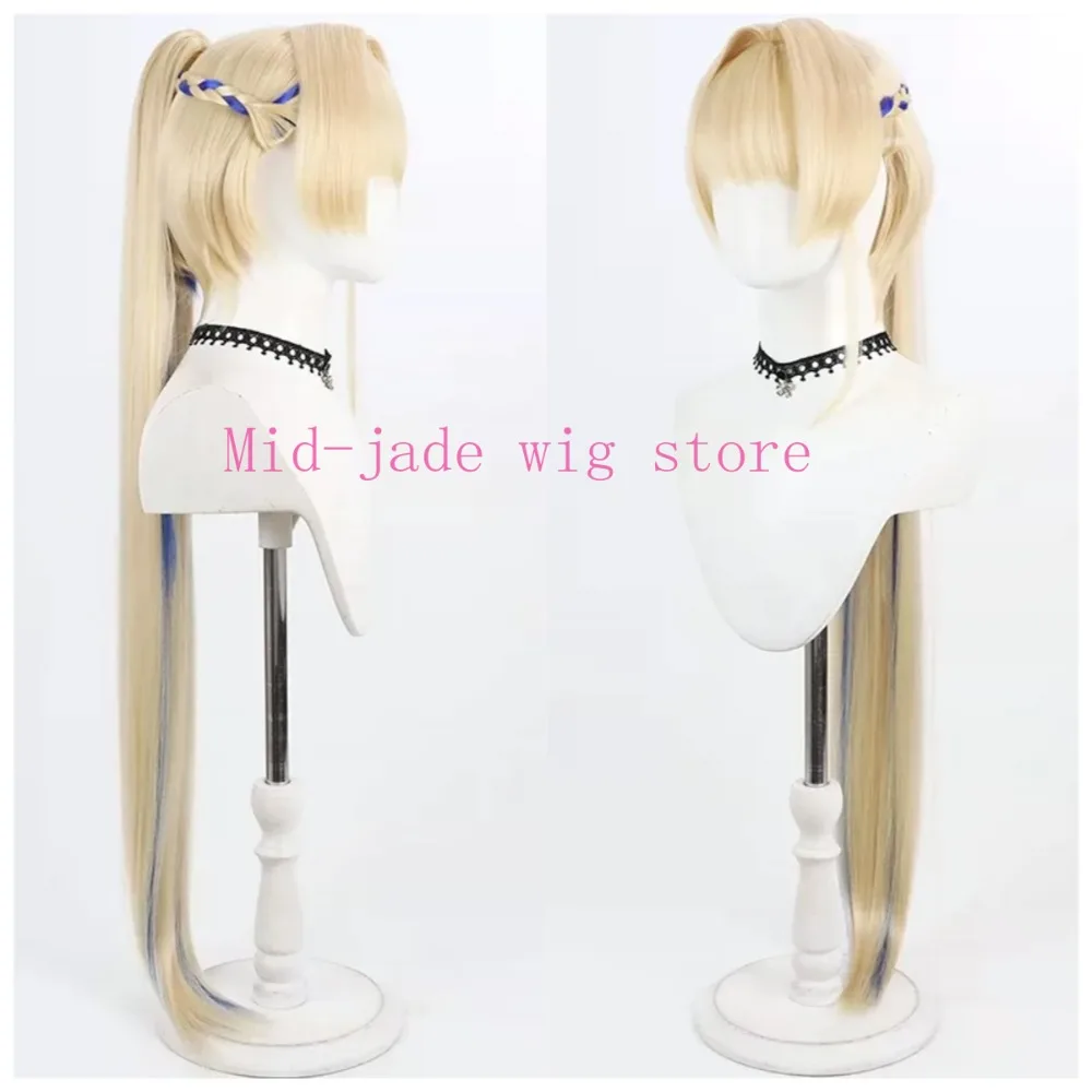 Asuma Toki Bunny Outfit Cosplay Wig for Summer Anime Conventions and Valentine's Day Cosplay Parties